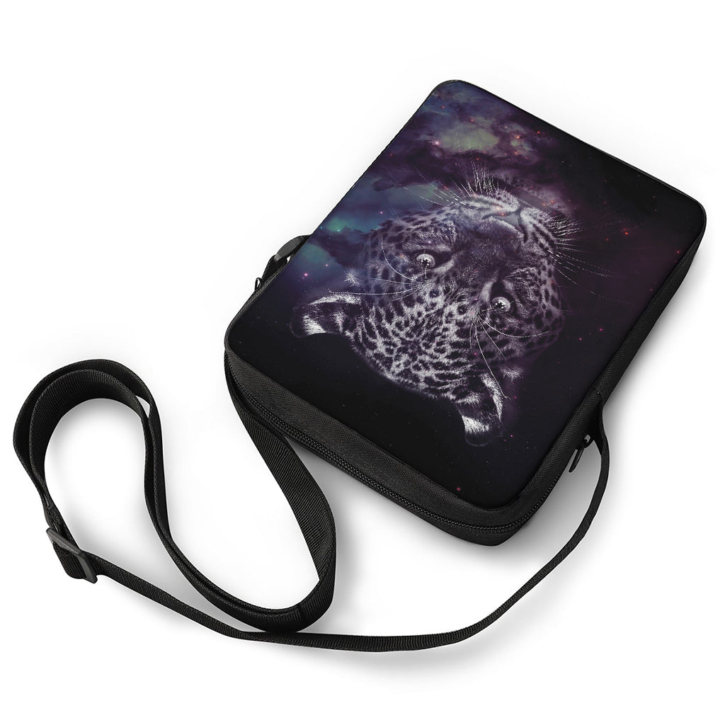 Galaxy Jaguar Print Rectangular Crossbody Bag