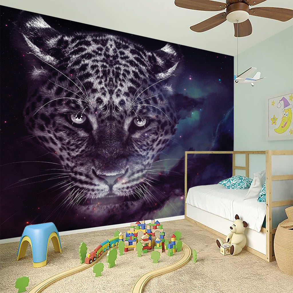 Galaxy Jaguar Print Wall Sticker