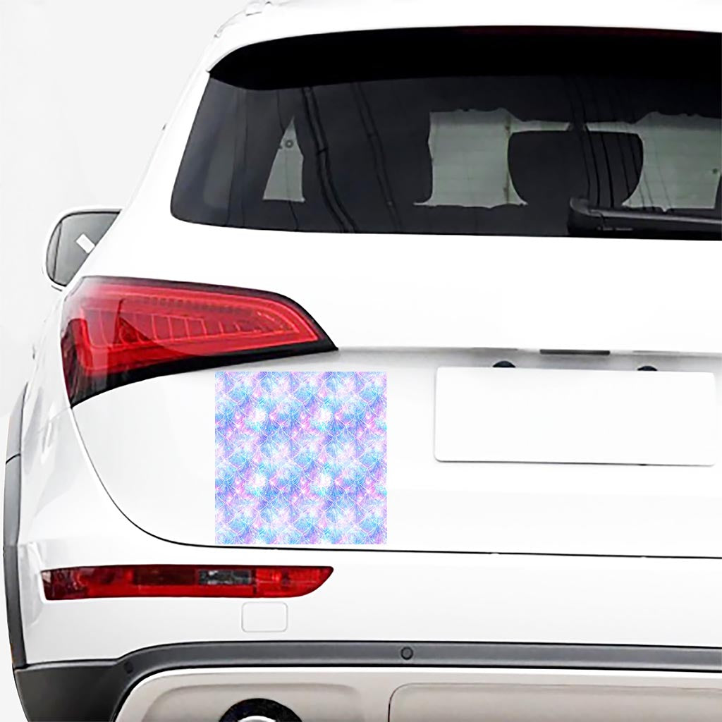 Galaxy Mermaid Scales Pattern Print Car Sticker