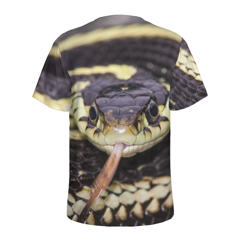 Garter Snake Print Men's Sports T-Shirt