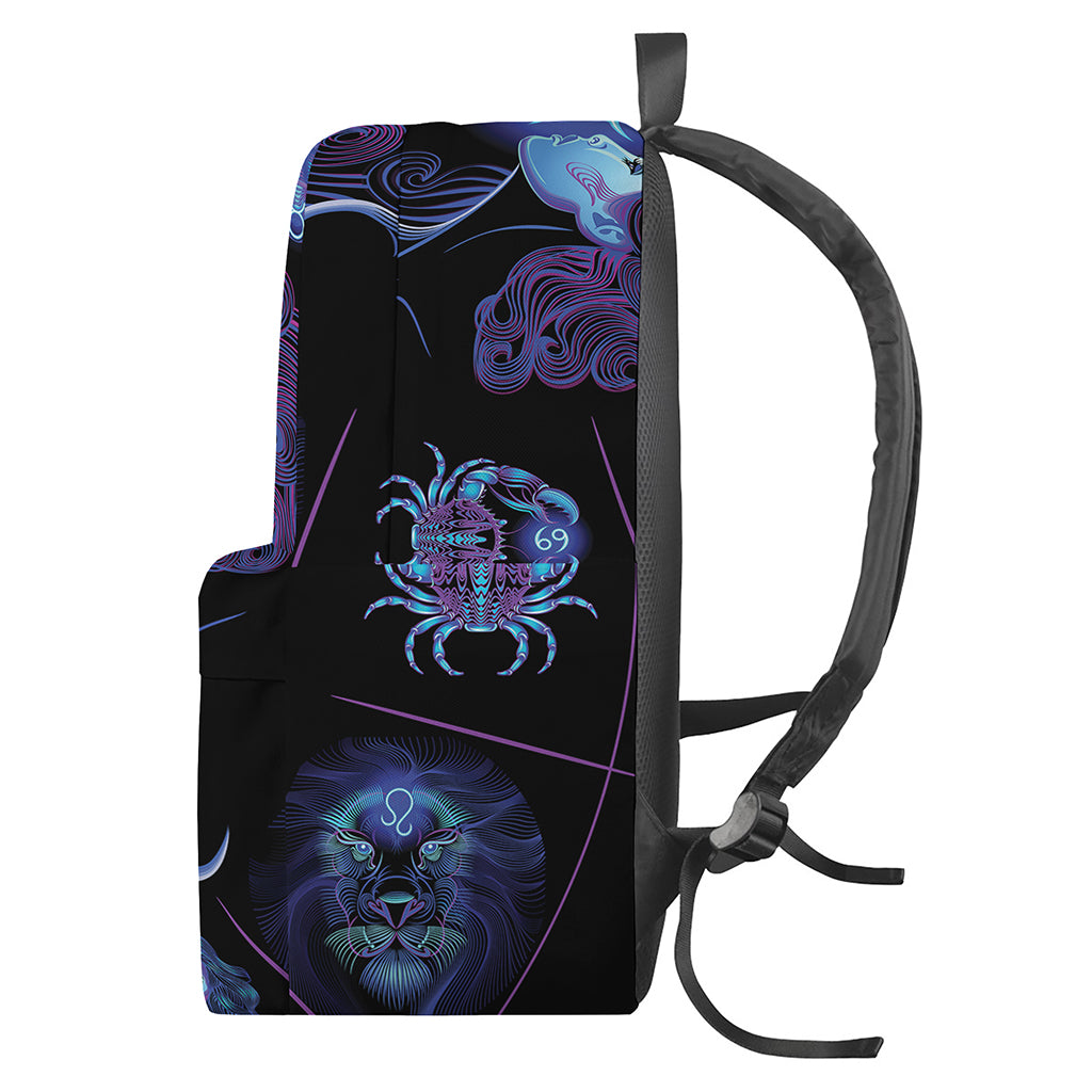 Gemini And Astrological Signs Print Backpack
