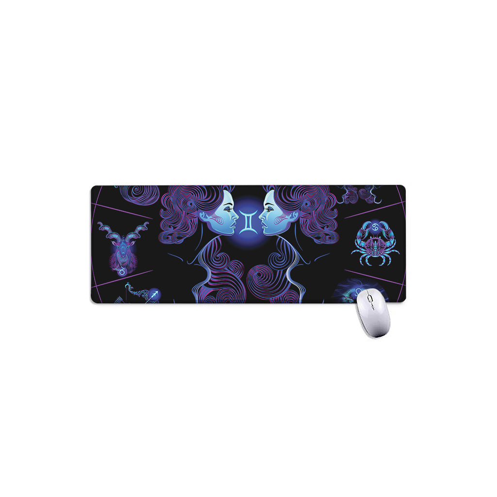 Gemini And Astrological Signs Print Extended Mouse Pad