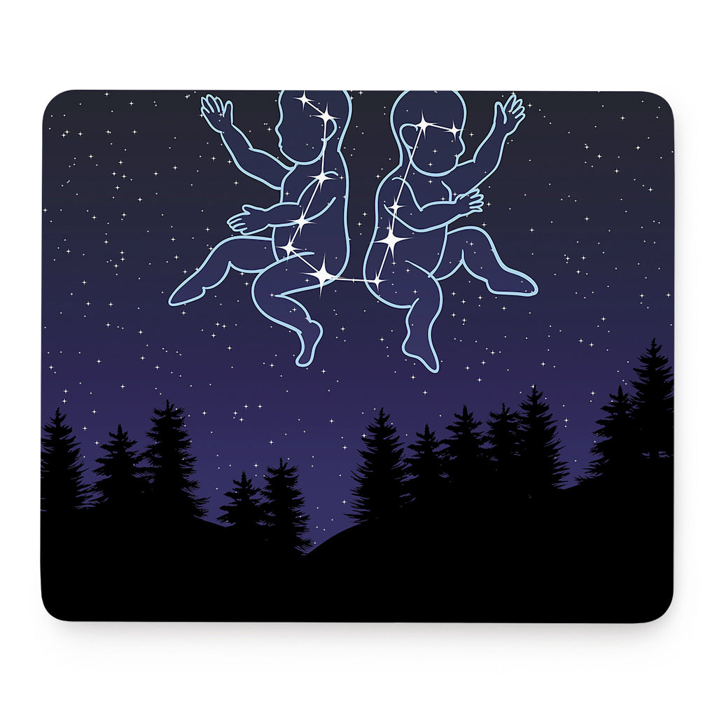 Gemini Constellation Print Mouse Pad