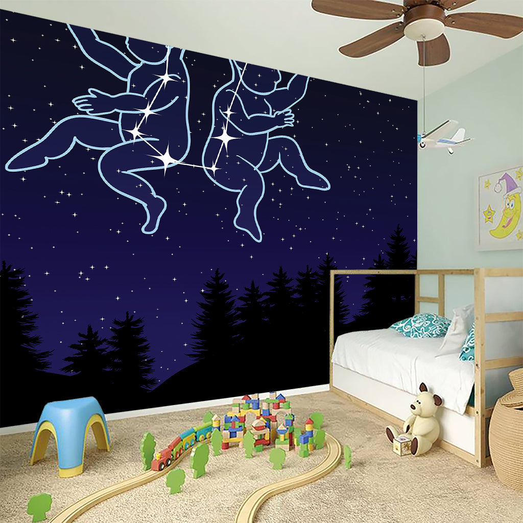 Gemini Constellation Print Wall Sticker