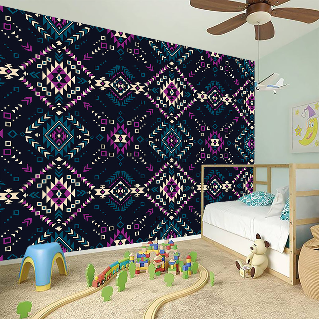 Geometric Ethnic Navajo Pattern Print Wall Sticker