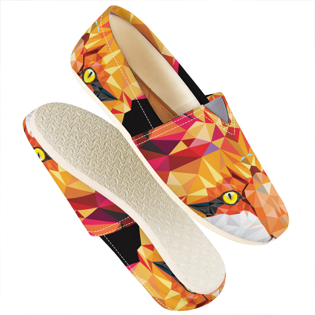 Geometric Fox Print Casual Shoes