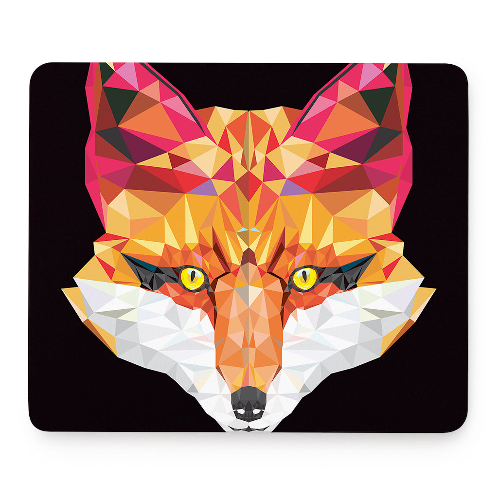 Geometric Fox Print Mouse Pad