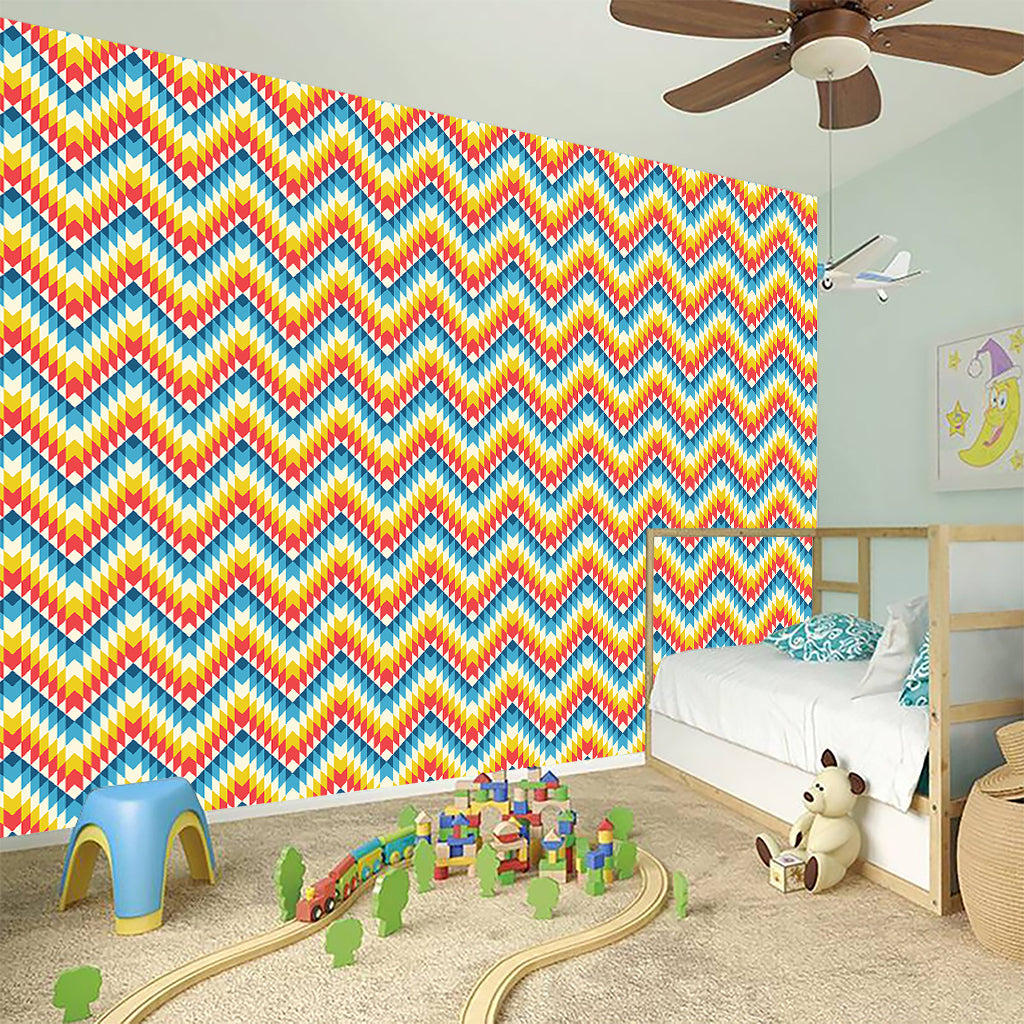 Geometric Native American Pattern Print Wall Sticker