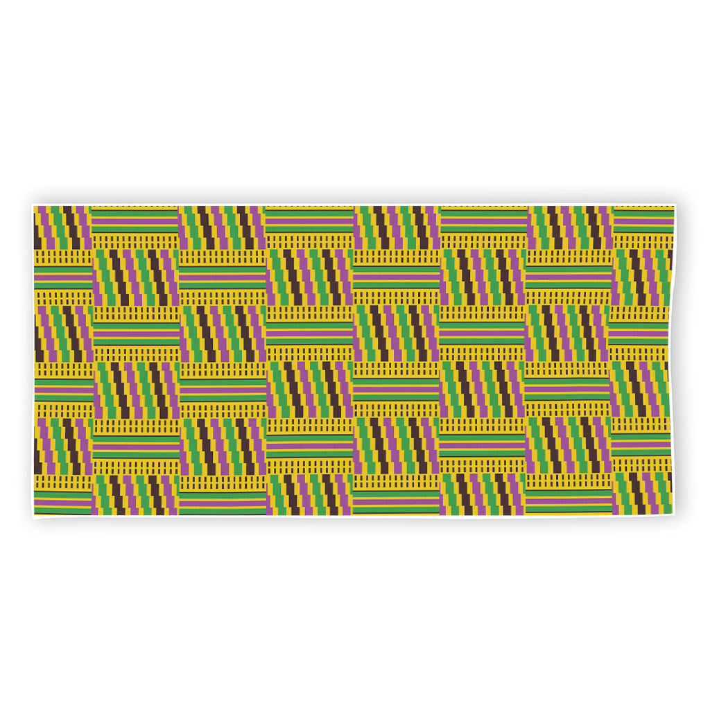 Ghana Kente Pattern Print Beach Towel