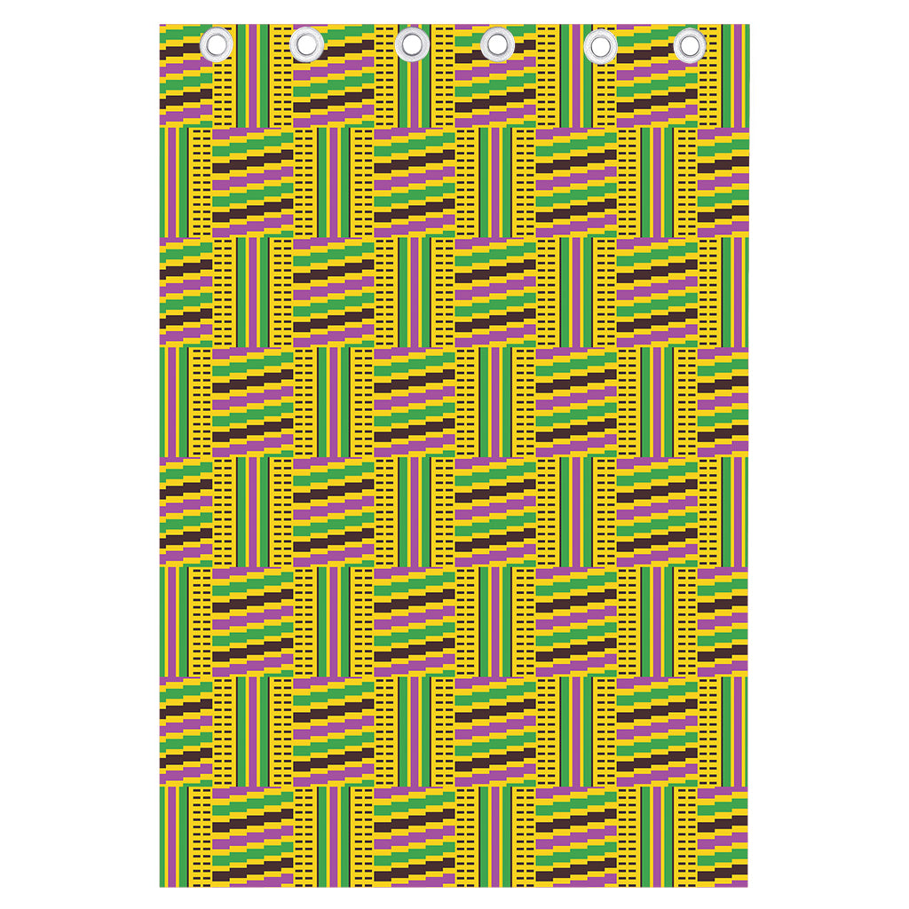 Ghana Kente Pattern Print Curtain