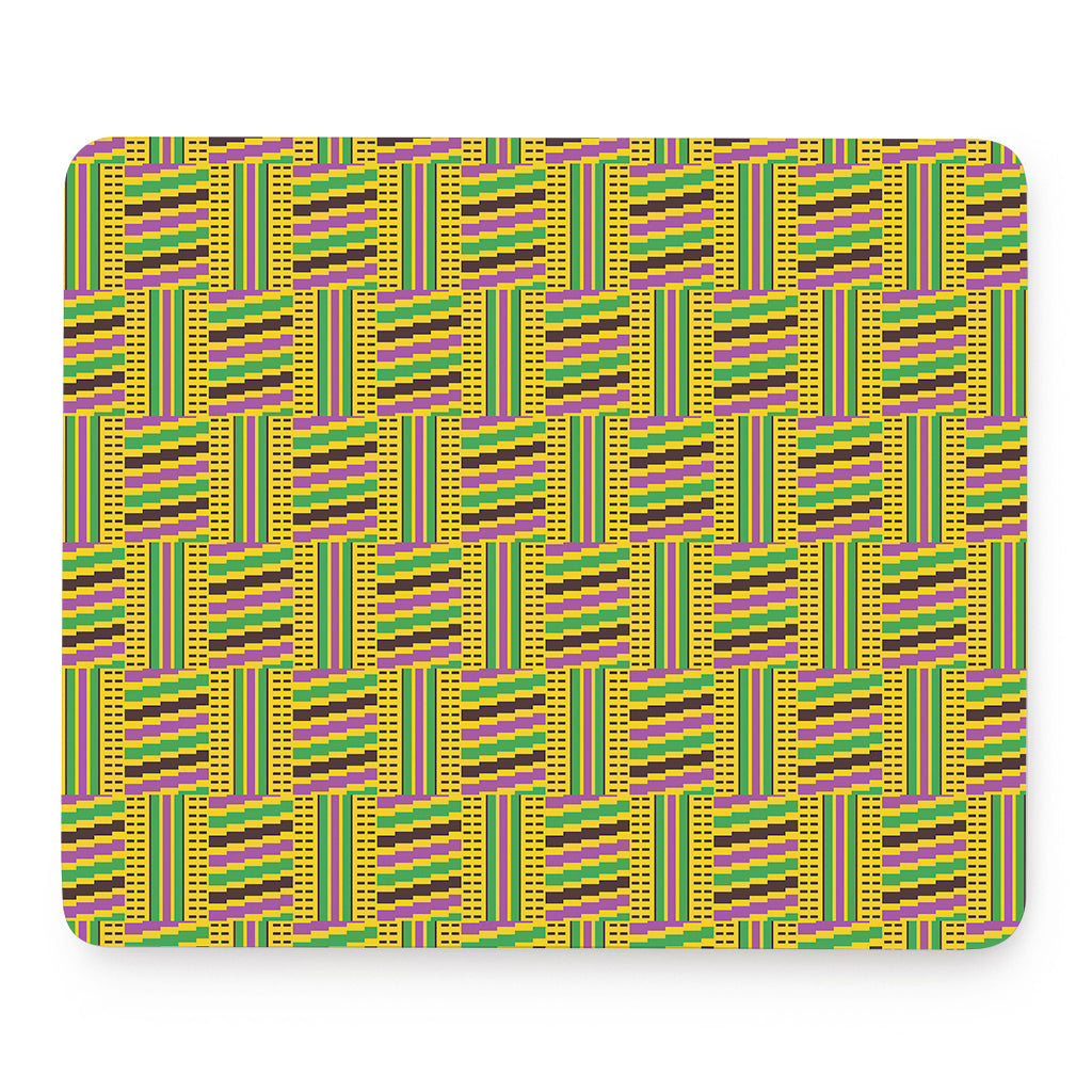 Ghana Kente Pattern Print Mouse Pad