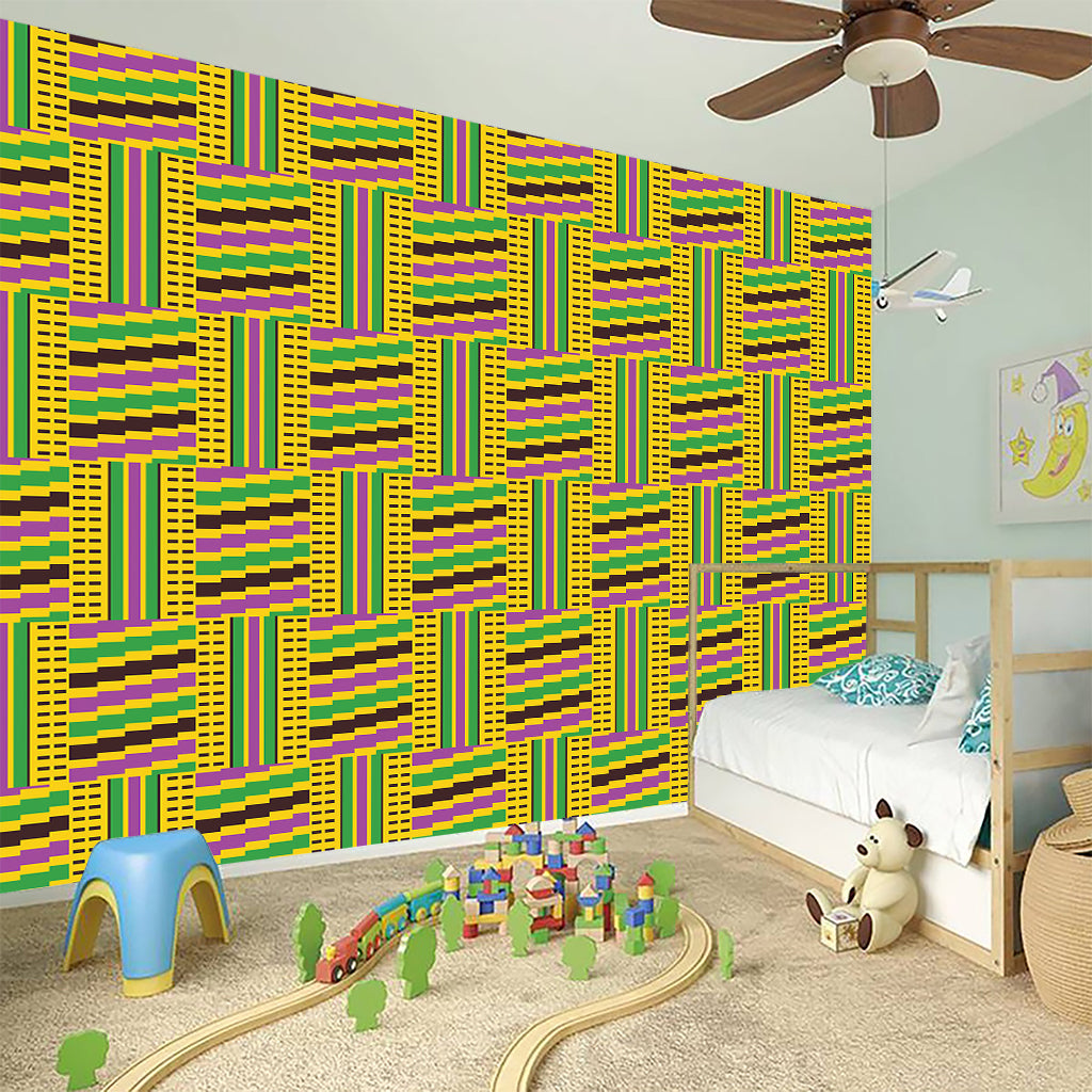 Ghana Kente Pattern Print Wall Sticker