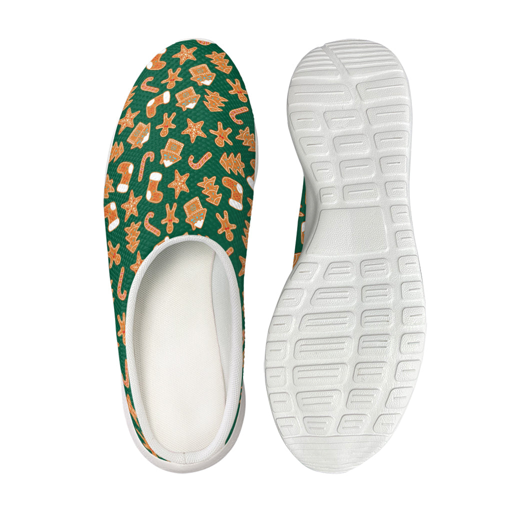 Gingerbread Cookies Pattern Print Mesh Casual Shoes