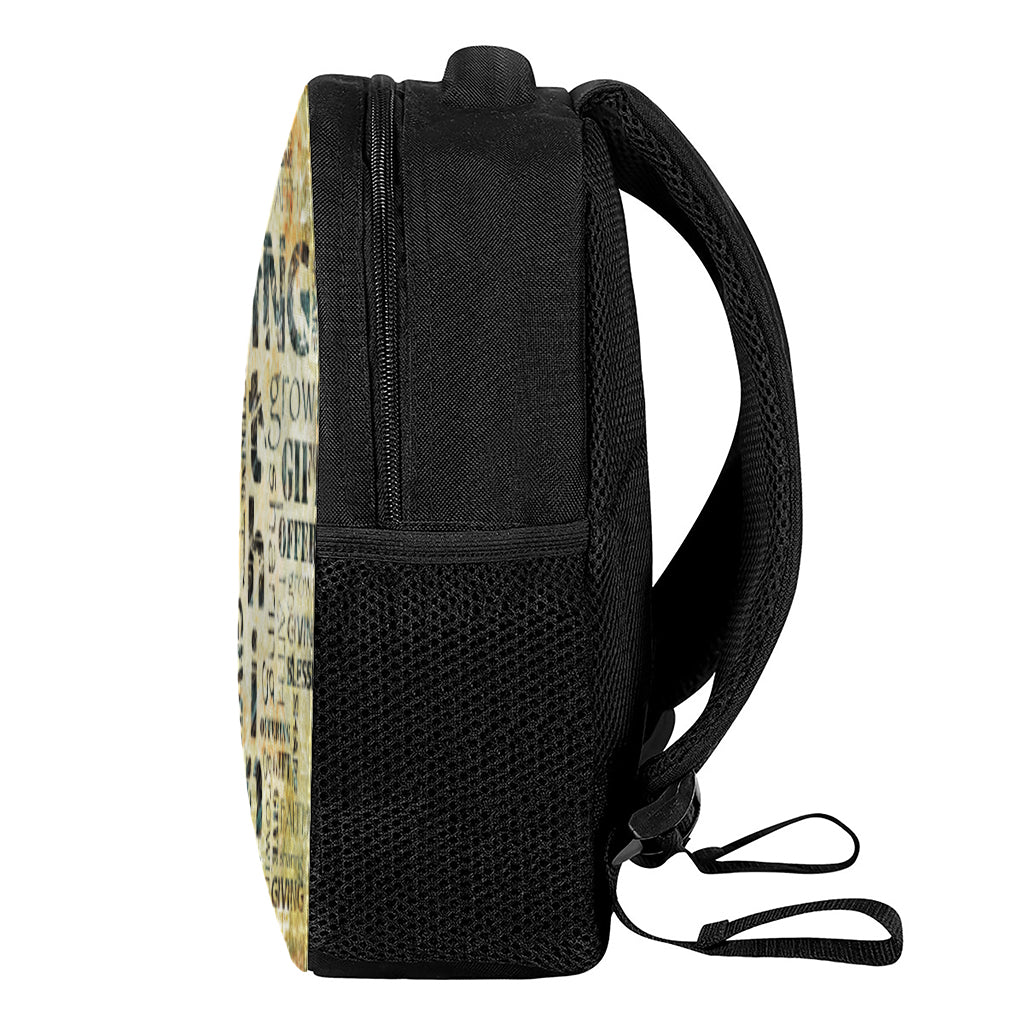 Giving And Tithing Religious Words Print Casual Backpack