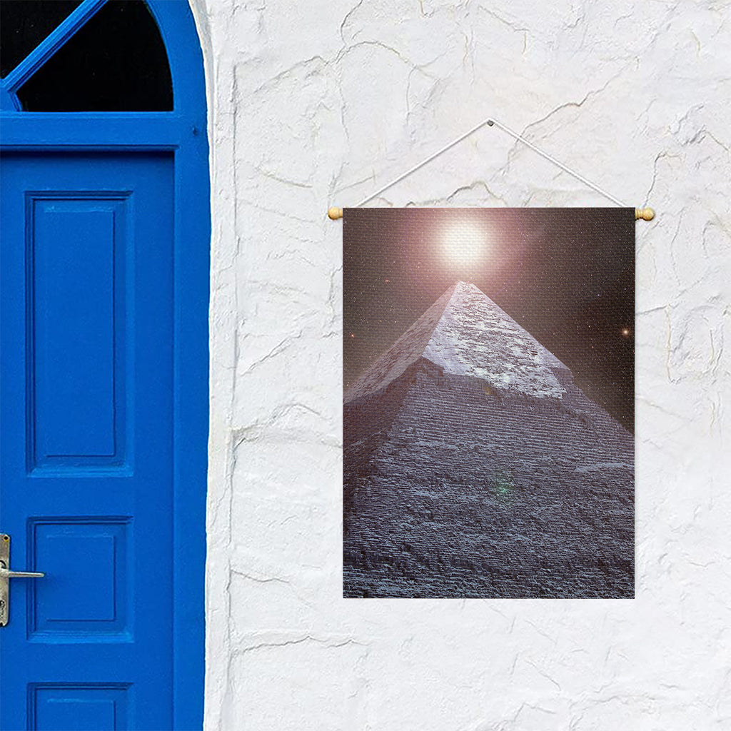 Giza Pyramid Print Garden Flag