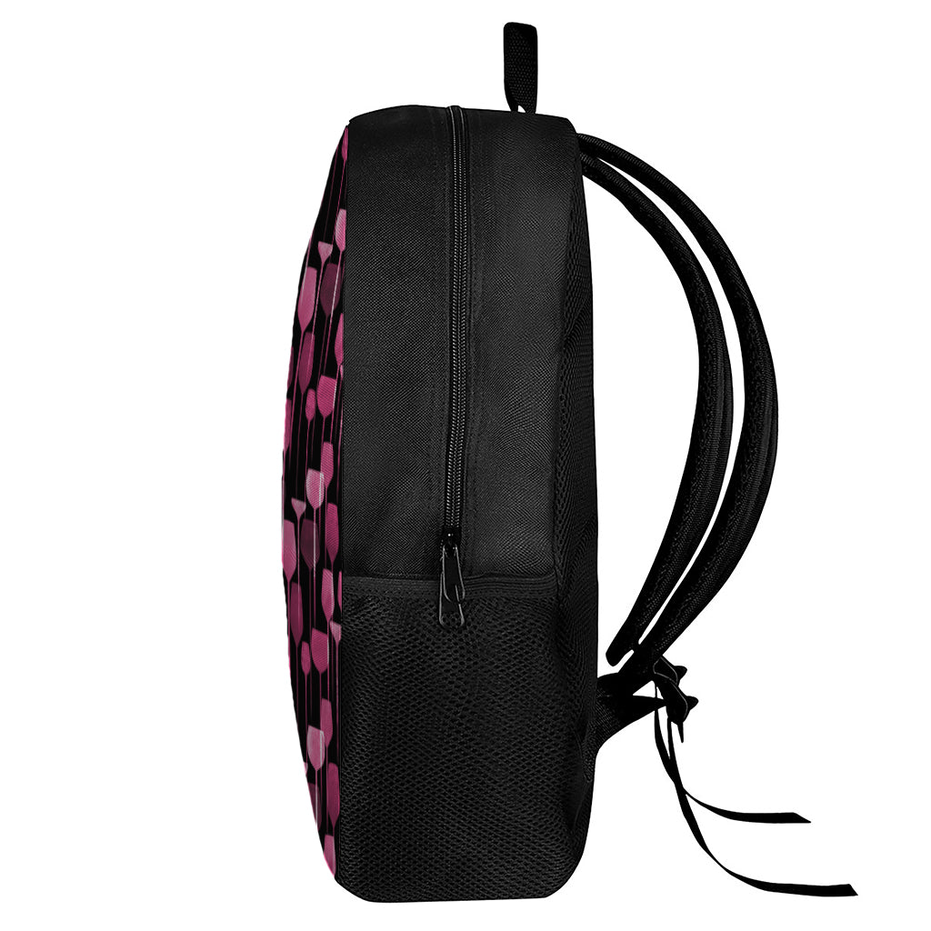 Glasses Of Wine Print 17 Inch Backpack