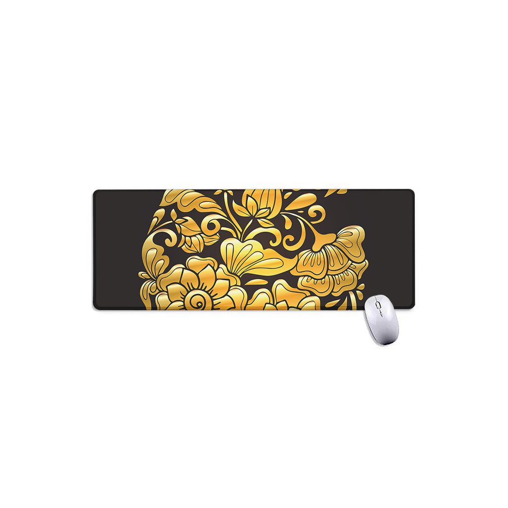 Gold Easter Egg Print Extended Mouse Pad