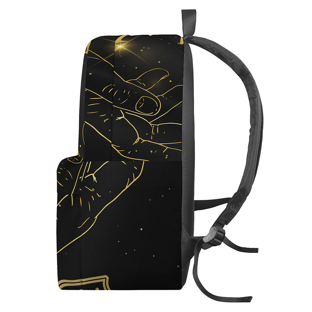 Golden Reiki Print Backpack