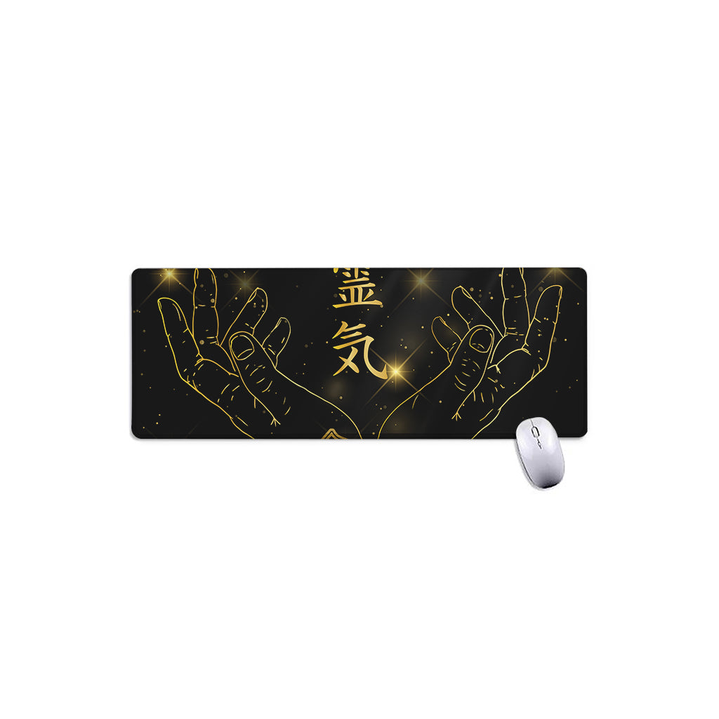 Golden Reiki Print Extended Mouse Pad