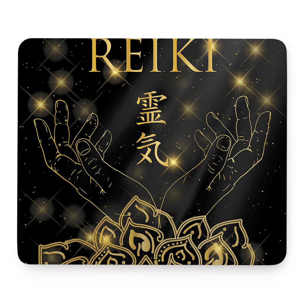 Golden Reiki Print Mouse Pad