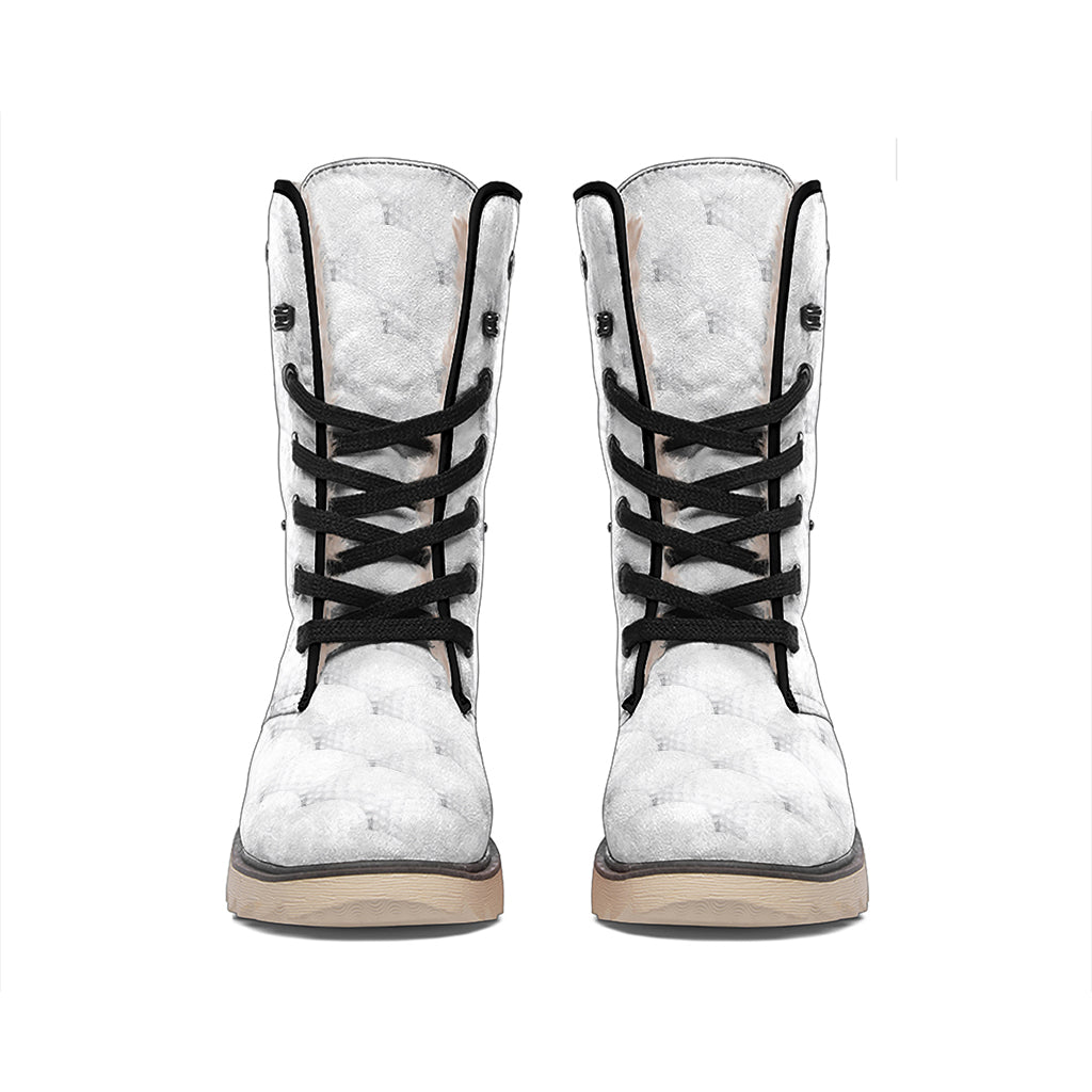 Golf Ball Pattern Print Winter Boots