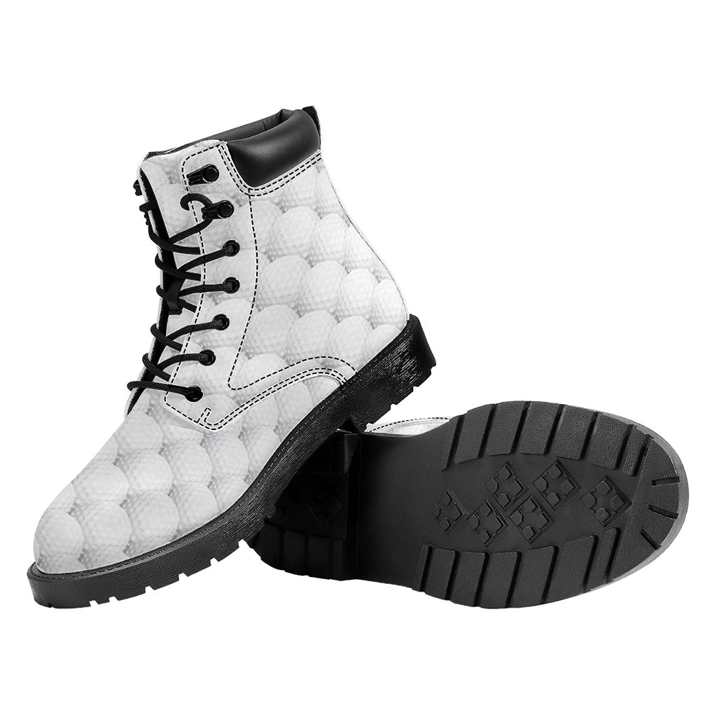 Golf Ball Pattern Print Work Boots