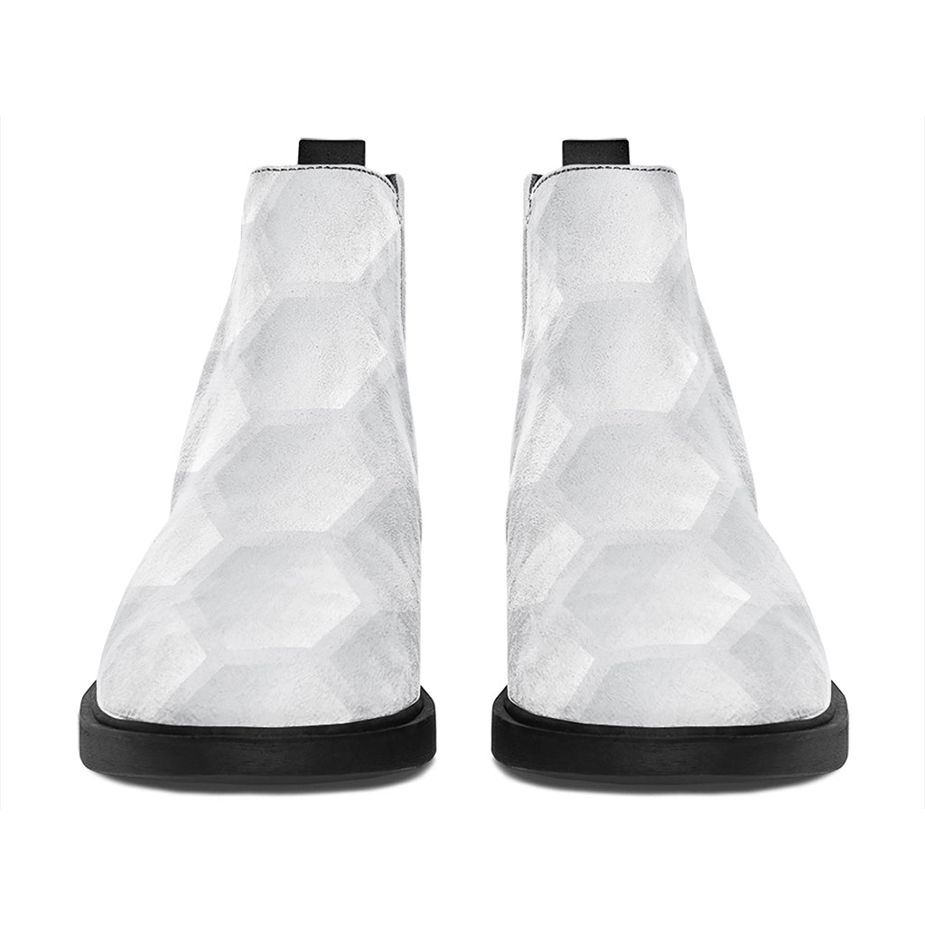 Golf Ball Print Flat Ankle Boots