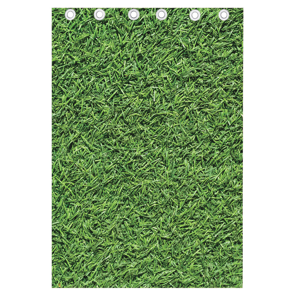 Golf Course Grass Print Curtain