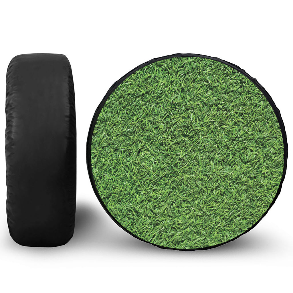 Golf Course Grass Print Tire Cover