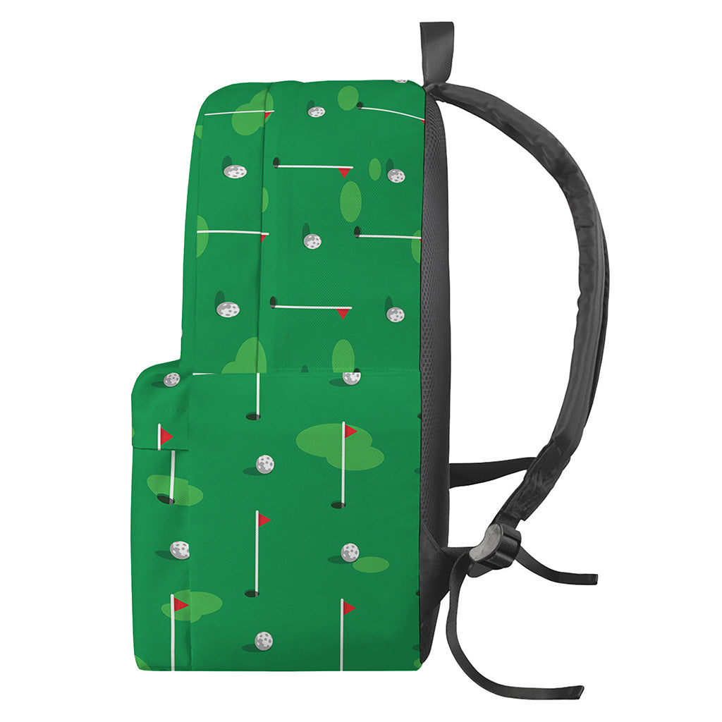 Golf Course Pattern Print Backpack