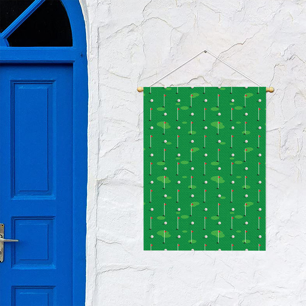 Golf Course Pattern Print Garden Flag
