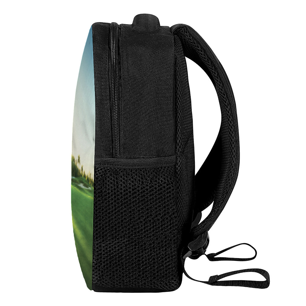 Golf Course Print Casual Backpack