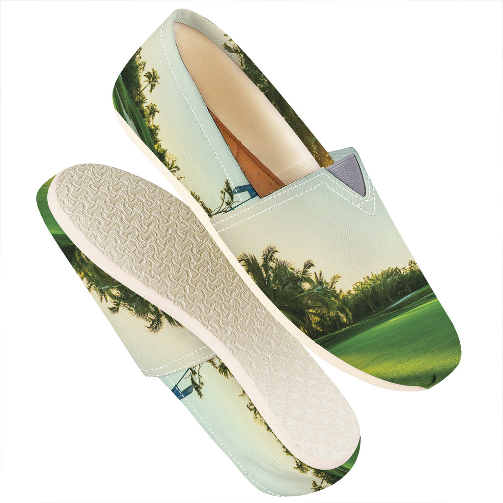 Golf Course Print Casual Shoes