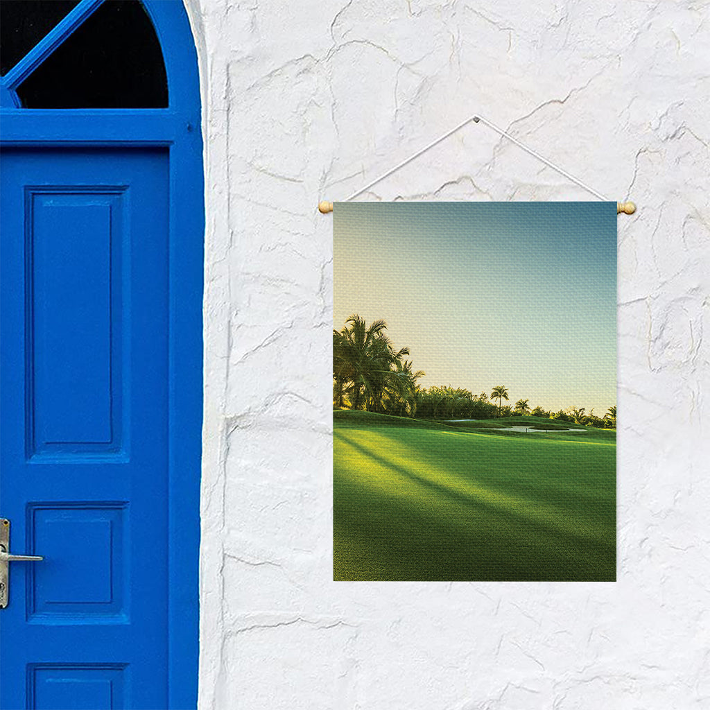 Golf Course Print Garden Flag