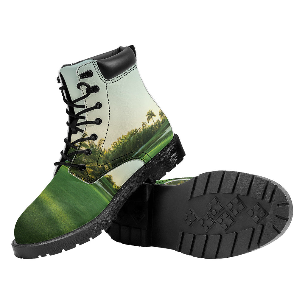 Golf Course Print Work Boots