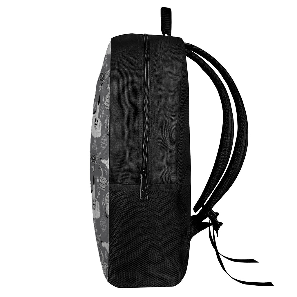 Gothic Wicca Curse Print 17 Inch Backpack