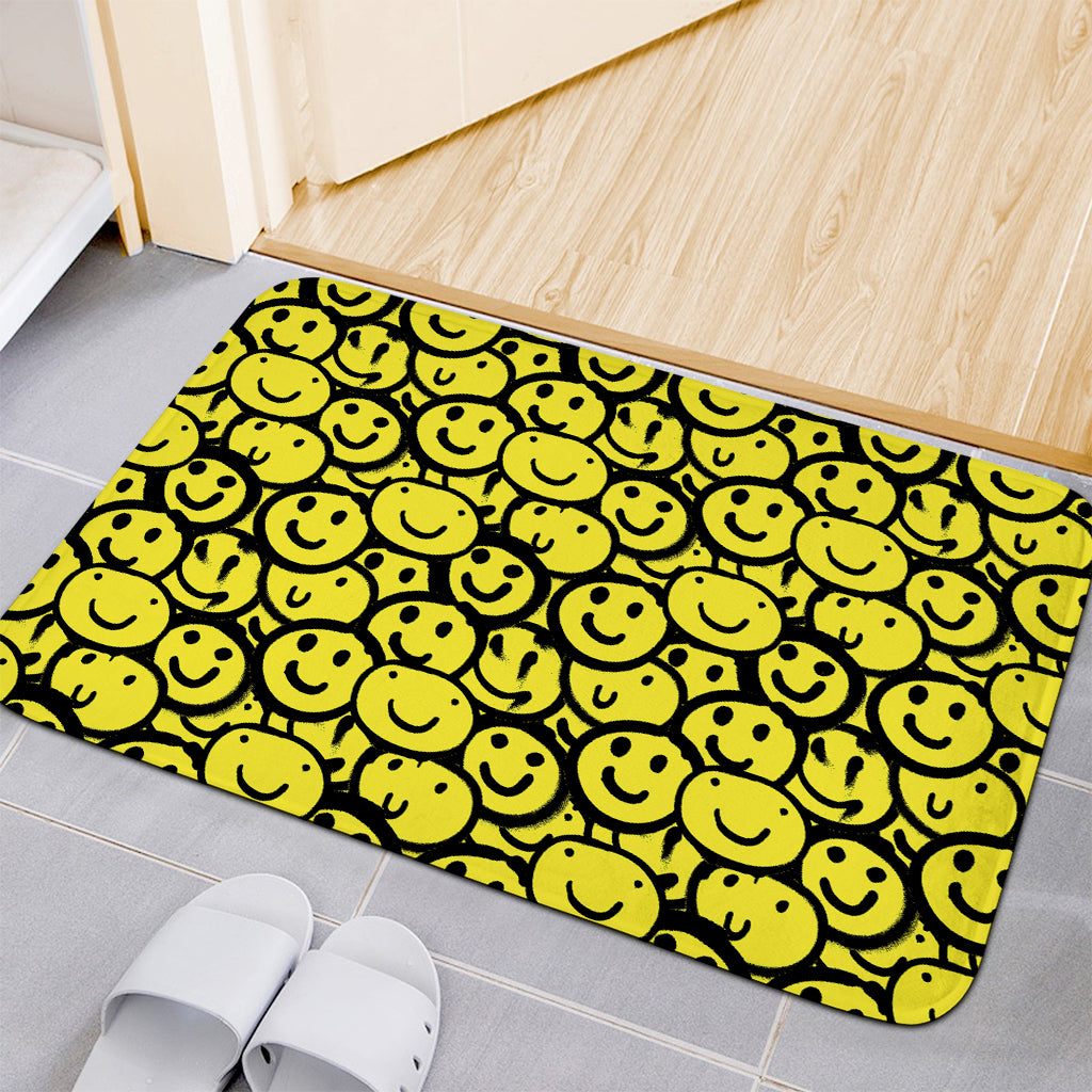Graffiti Happy Emoji Print Men's Sweatshirt main image 1