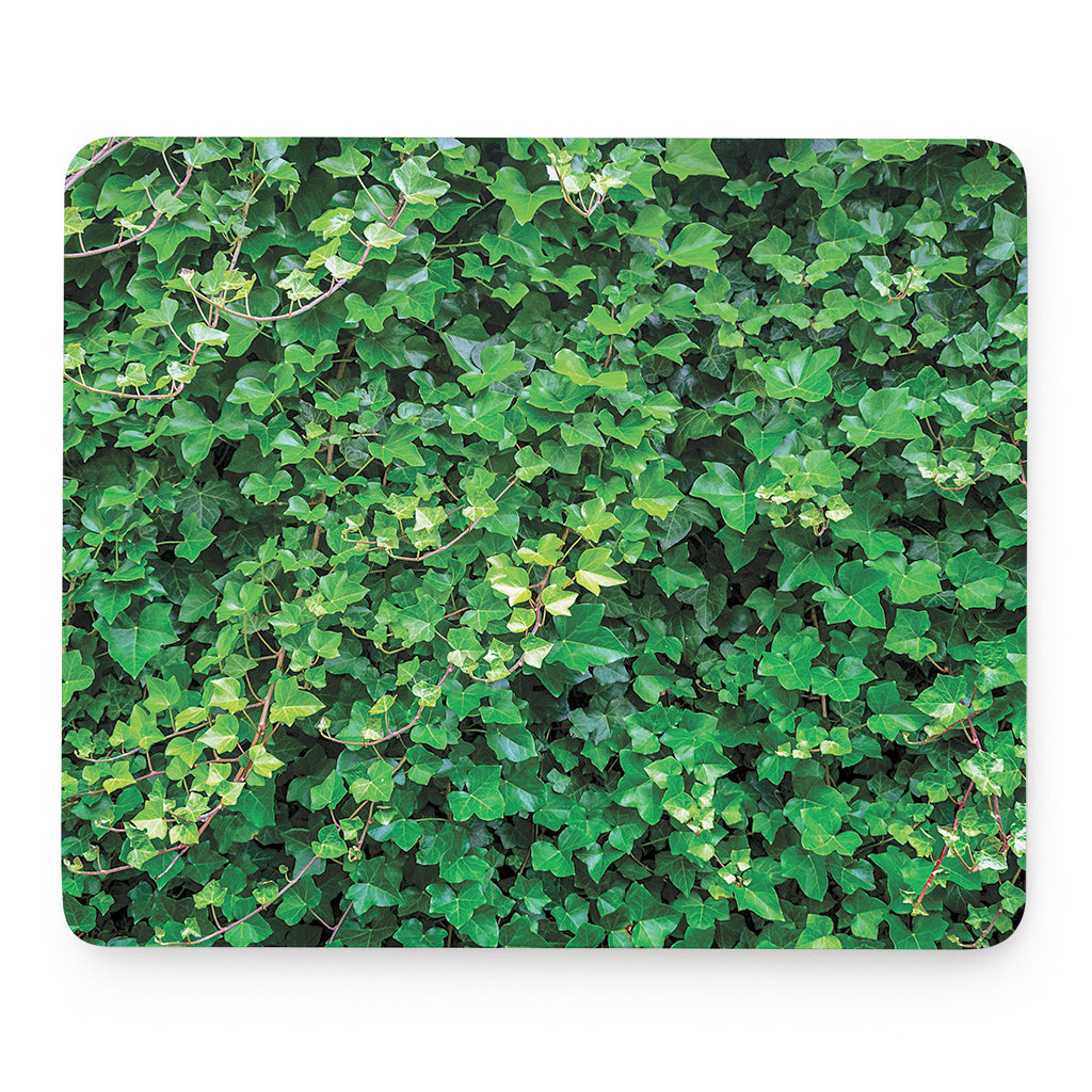 Green Ivy Wall Print Mouse Pad