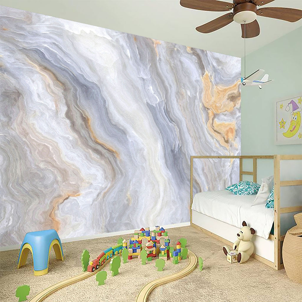 Grey Marble Print Wall Sticker