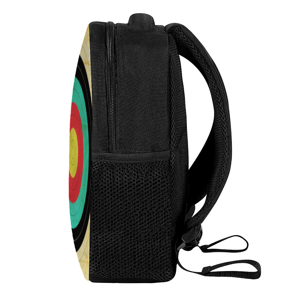 Grunge Bullseye Target Print Casual Backpack