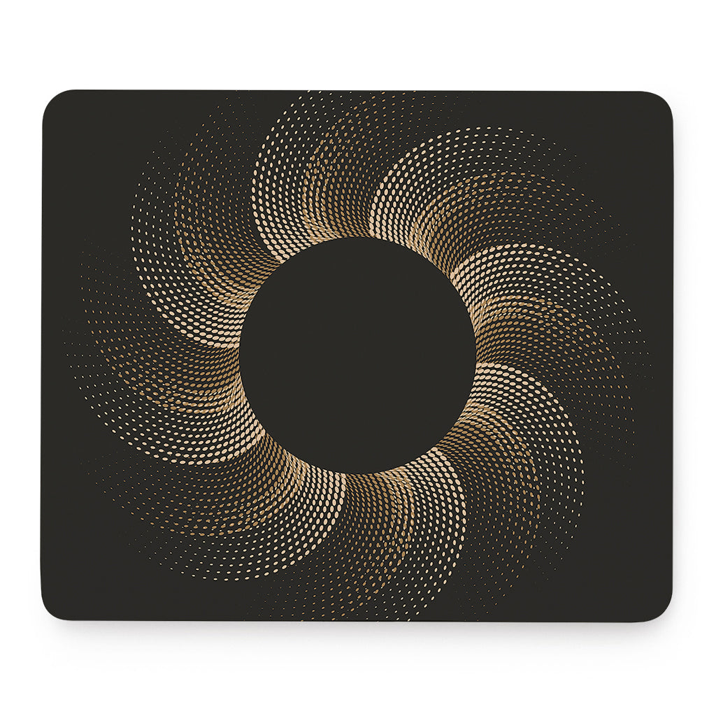 Halftone Dot Sun Print Mouse Pad