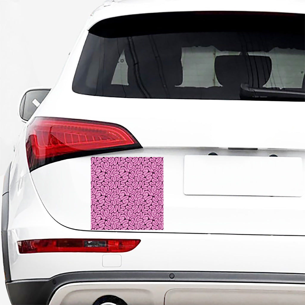 Halloween Brain Print Car Sticker