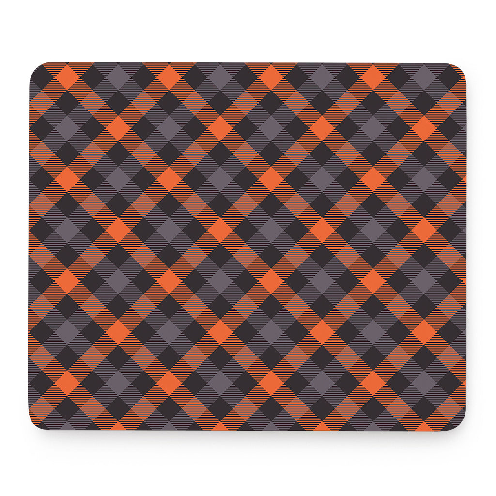 Halloween Buffalo Check Pattern Print Mouse Pad