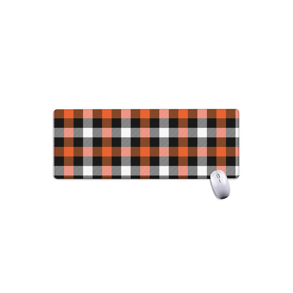 Halloween Buffalo Plaid Pattern Print Extended Mouse Pad