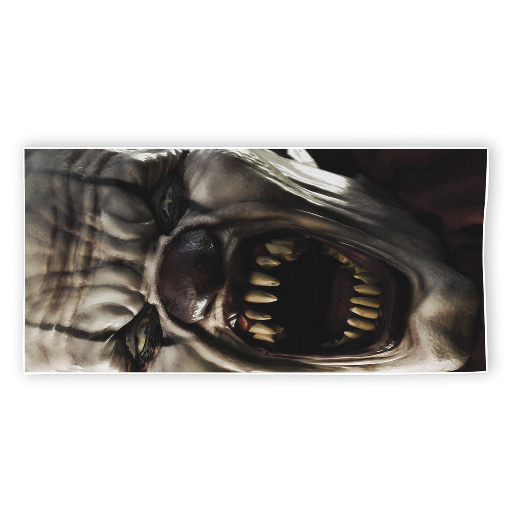 Halloween Clown Print Beach Towel