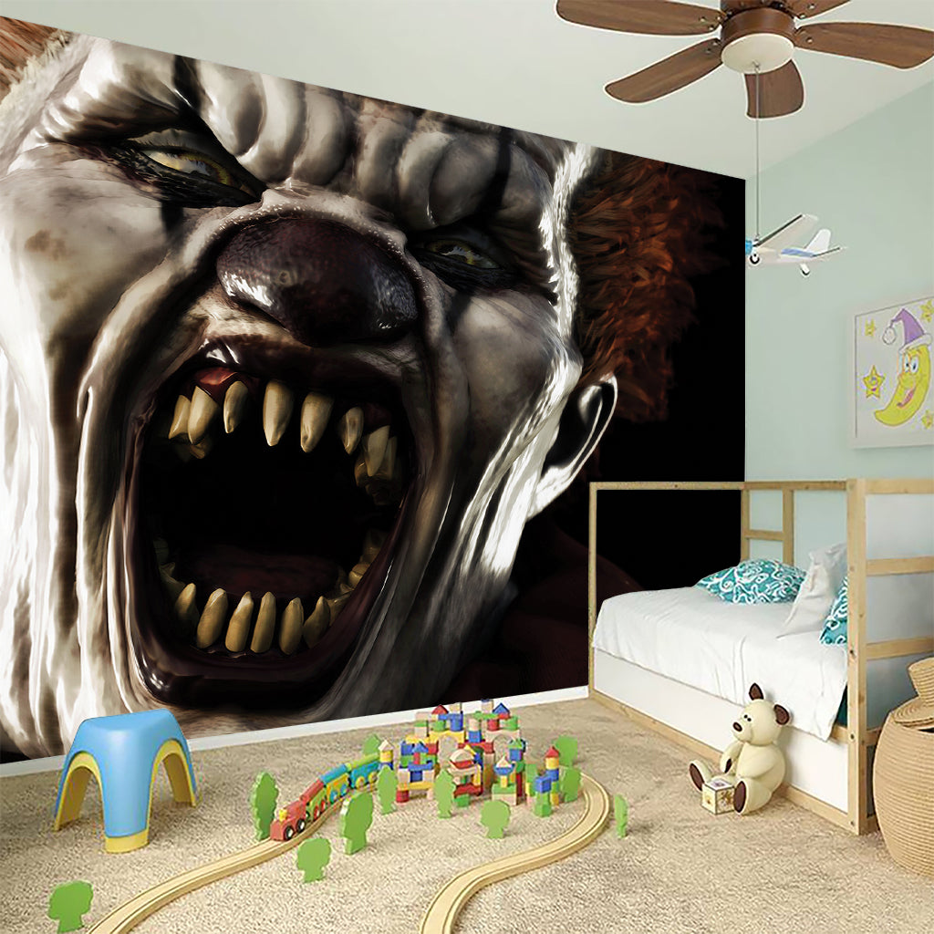 Halloween Clown Print Wall Sticker