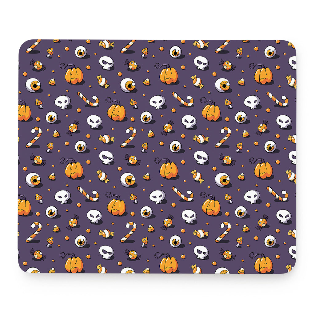 Halloween Eyeball Pattern Print Mouse Pad