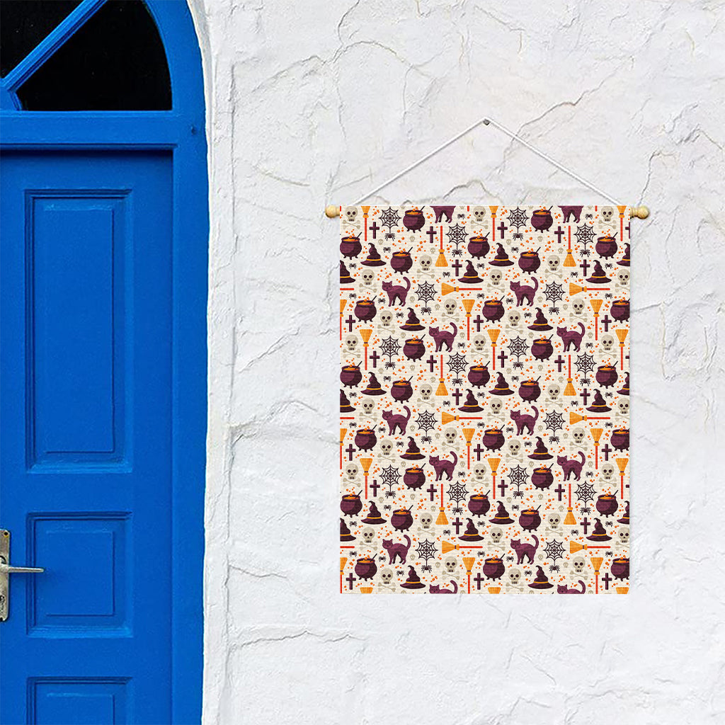 Halloween Festival Pattern Print Garden Flag