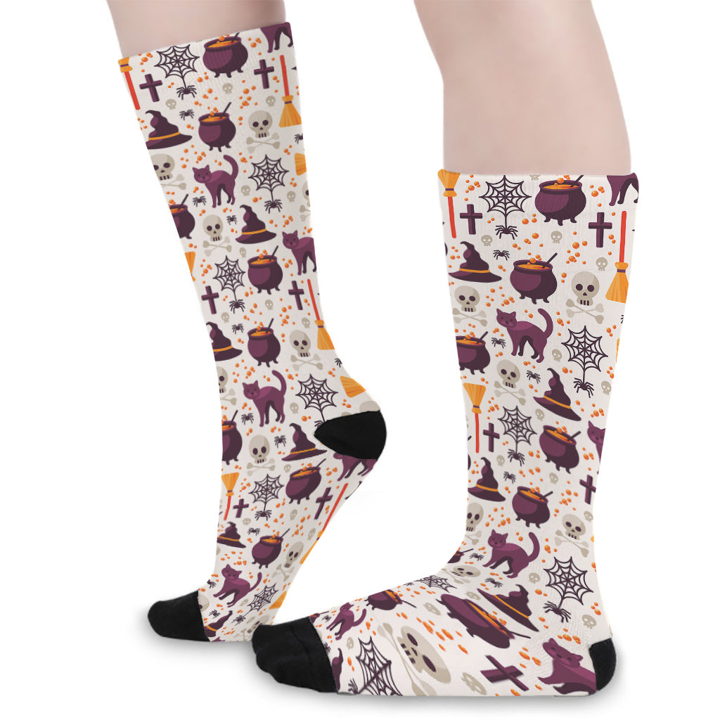 Halloween Festival Pattern Print Long Socks