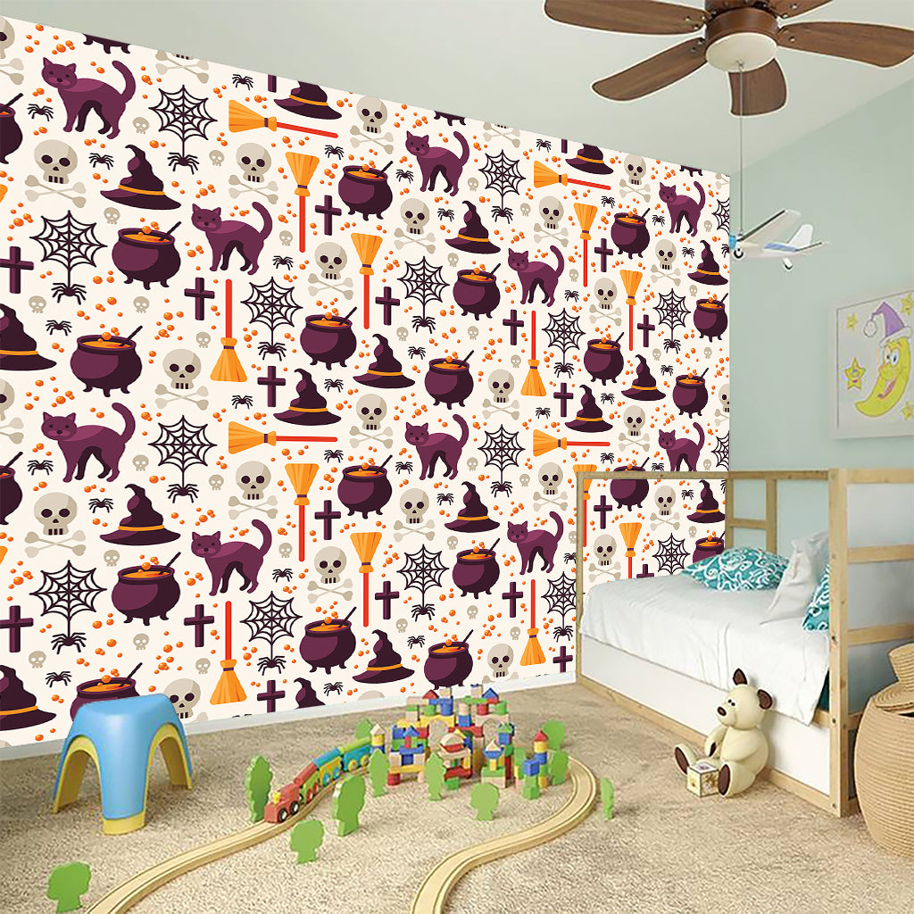 Halloween Festival Pattern Print Wall Sticker